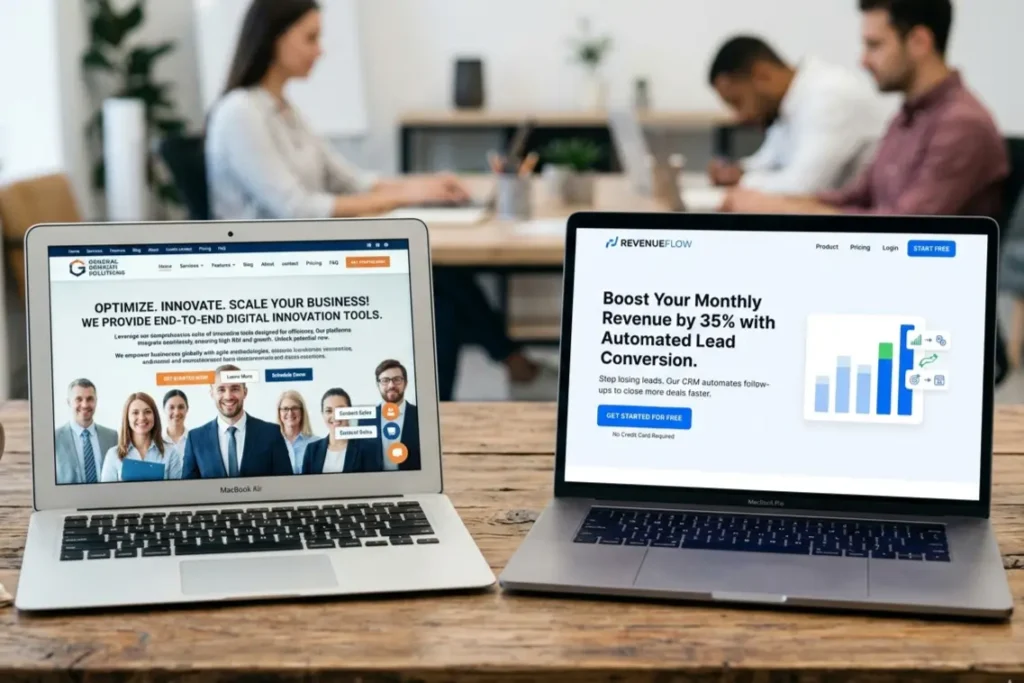 Weak vs strong startup homepage comparison, brand building strategies India 2026