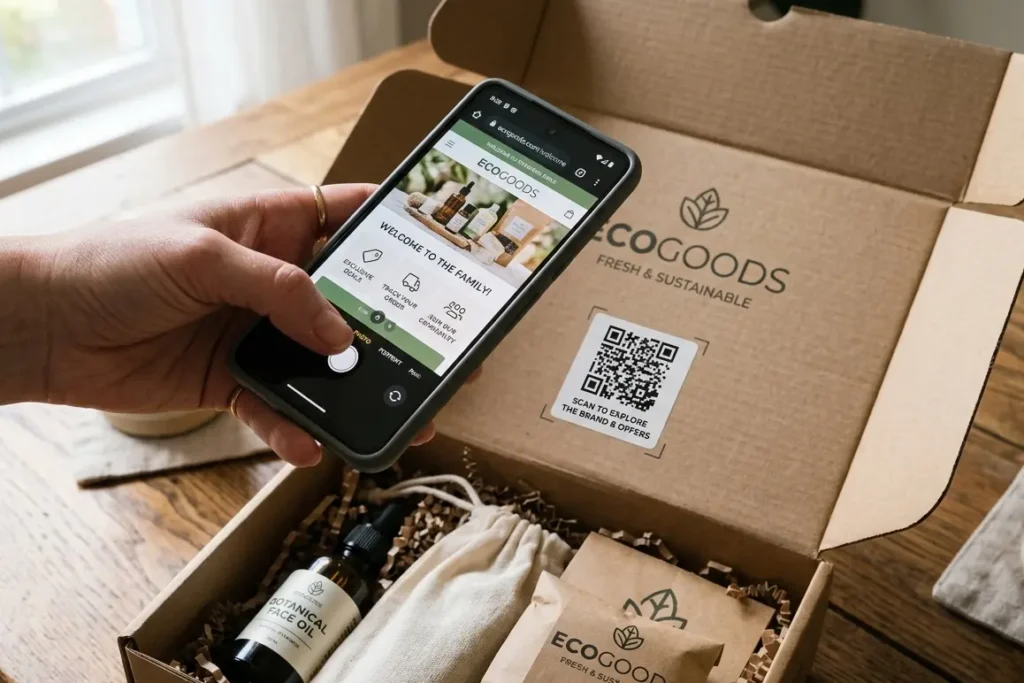 ecommerce packaging branding connected to website india